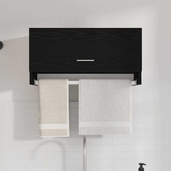 Dulap cu sertar Stejar Negru 70 x 32,5 x 35 cm Lemn compozit - WALTI WALTI