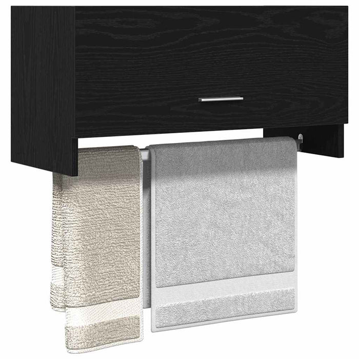 Dulap cu sertar Stejar Negru 70 x 32,5 x 35 cm Lemn compozit - WALTI WALTI