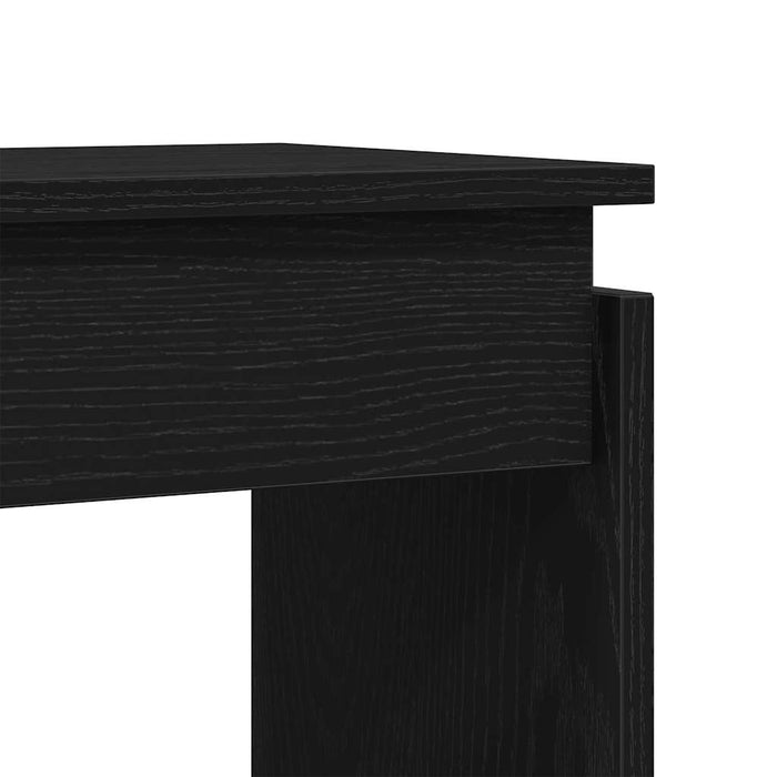 Masă de consolă Stejar Negru 80 x 30 x 102 cm Lemn prelucrat WALTI