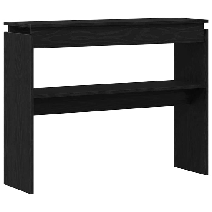 Masă de consolă Stejar Negru 80 x 30 x 102 cm Lemn prelucrat WALTI