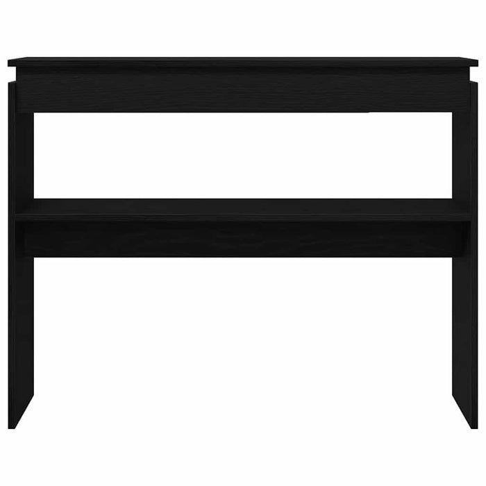 Masă de consolă Stejar Negru 80 x 30 x 102 cm Lemn prelucrat WALTI