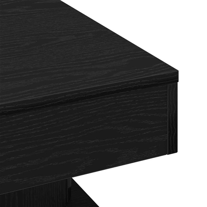 Masă de cafea Stejar Negru 57 x 57 x 30 cm Lemn compozit - WALTI WALTI