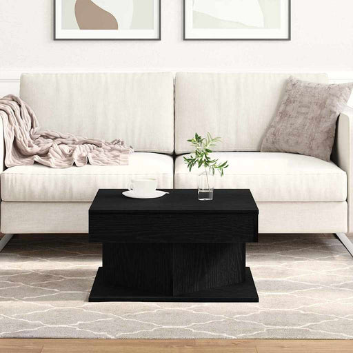 Masă de cafea Stejar Negru 57 x 57 x 30 cm Lemn compozit - WALTI WALTI