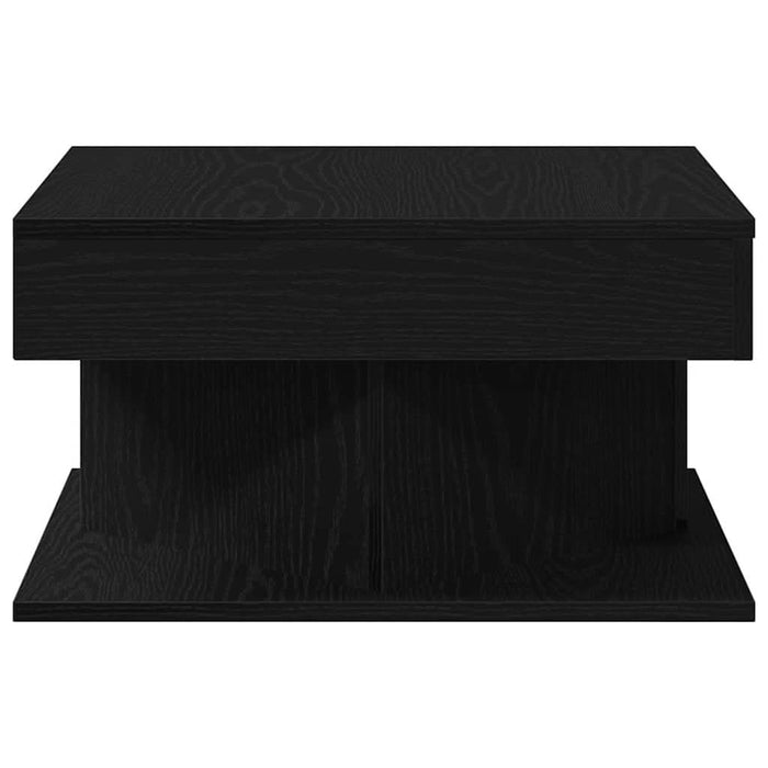 Masă de cafea Stejar Negru 57 x 57 x 30 cm Lemn compozit - WALTI WALTI