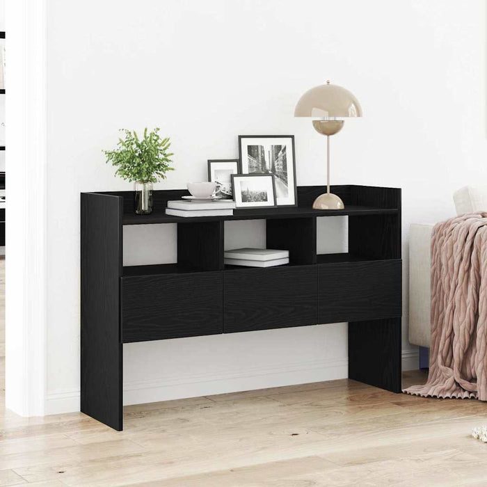 Bufet cu sertar Stejar Negru 105 x 30 x 70 cm Lemn compozit - WALTI WALTI