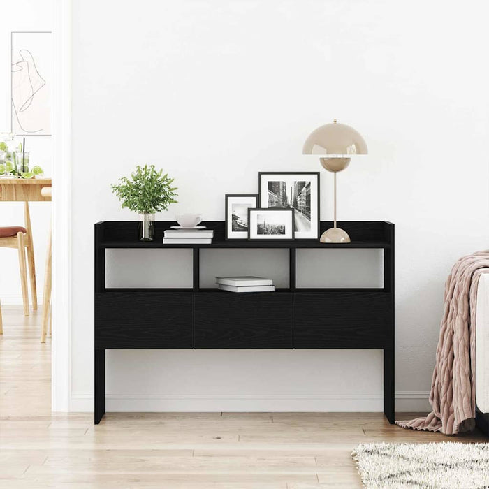 Bufet cu sertar Stejar Negru 105 x 30 x 70 cm Lemn compozit - WALTI WALTI