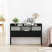 Bufet cu sertar Stejar Negru 105 x 30 x 70 cm Lemn compozit - WALTI WALTI