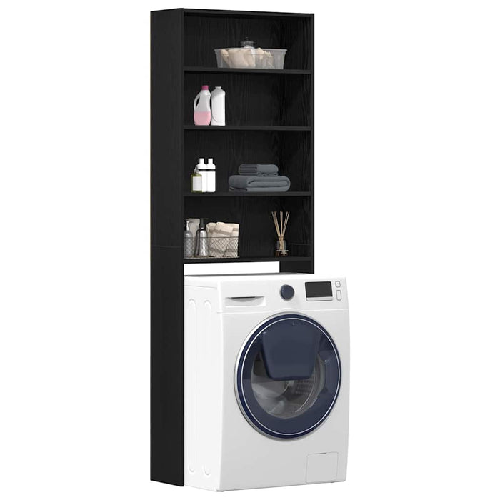 Dulap pentru mașina de spălat Stejar Negru 64 x 24 x 190 cm - WALTI WALTI