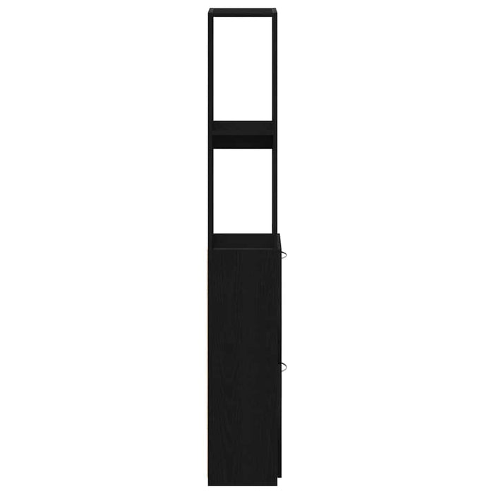 Dulap de Baie Stejar Negru 25 x 25 x 170 cm Lemn compozit - WALTI WALTI