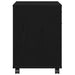 Dulap pe roți Stejar negru 45 x 38 x 54 cm Lemn compozit - WALTI WALTI