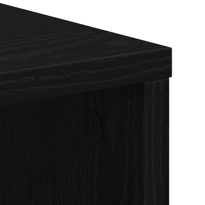 Dulap de depozitare Stejar Negru 60 x 35 x 75 cm Lemn compozit - WALTI WALTI