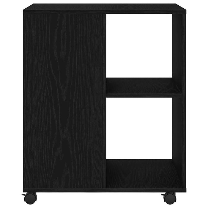 Dulap de depozitare cu roata Stejar Negru 60 x 53 x 72,5 cm - WALTI WALTI