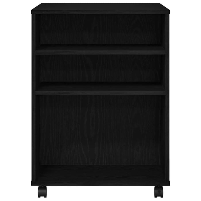 Dulap de depozitare cu roata Stejar Negru 60 x 53 x 72,5 cm - WALTI WALTI