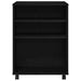 Dulap de depozitare cu roata Stejar Negru 60 x 53 x 72,5 cm - WALTI WALTI