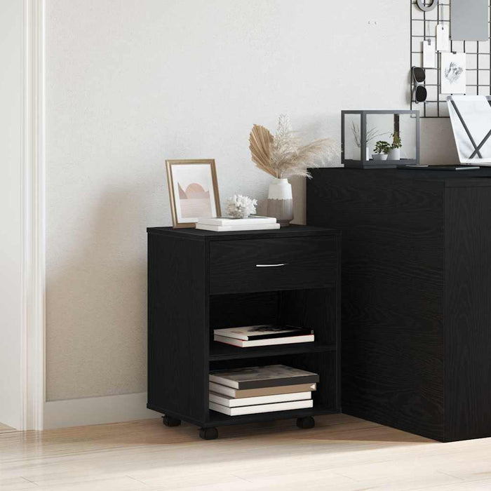 Dulap de depozitare Stejar Negru 46 x 36 x 59 cm Lemn compozit - WALTI WALTI
