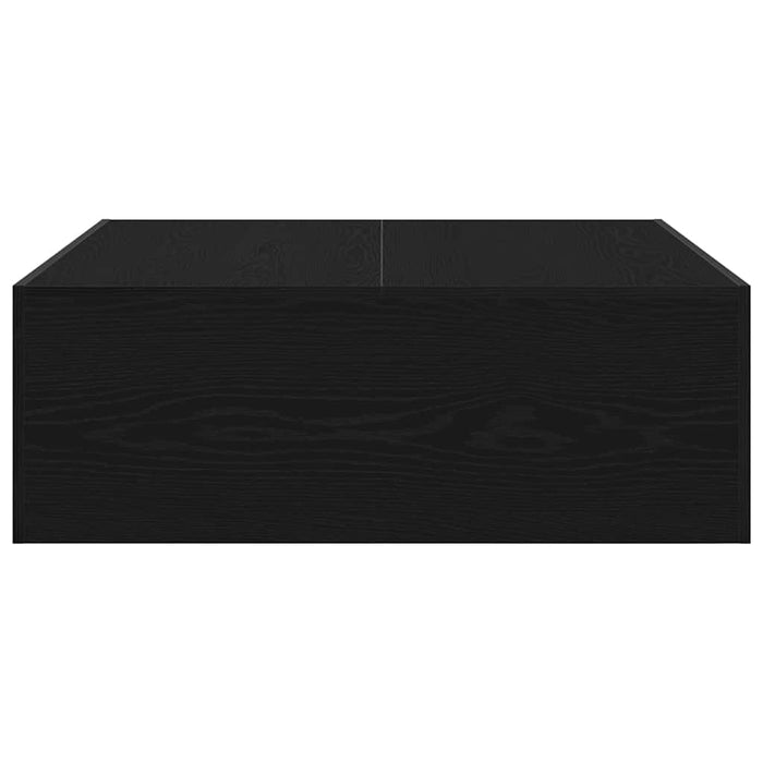 Masă de cafea Stejar Negru 100 x 100 x 35 cm Lemn compozit - WALTI WALTI