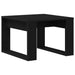 Masă de cafea Stejar Negru 50 x 50 x 35 cm Lemn compozit - WALTI WALTI