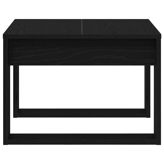 Masă de cafea Stejar Negru 50 x 50 x 35 cm Lemn compozit - WALTI WALTI