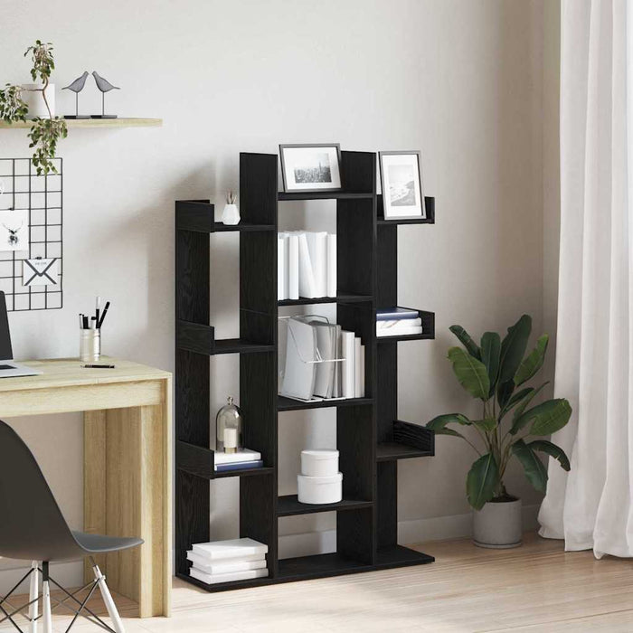 Bibliotecă Stejar Negru 86 x 25,5 x 140 cm Lemn compozit - WALTI WALTI