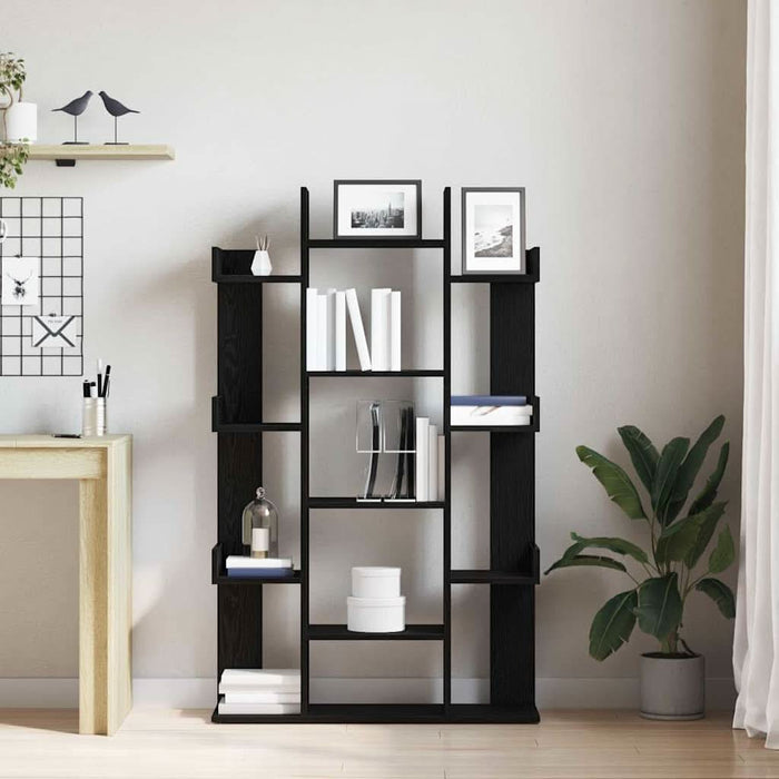 Bibliotecă Stejar Negru 86 x 25,5 x 140 cm Lemn compozit - WALTI WALTI