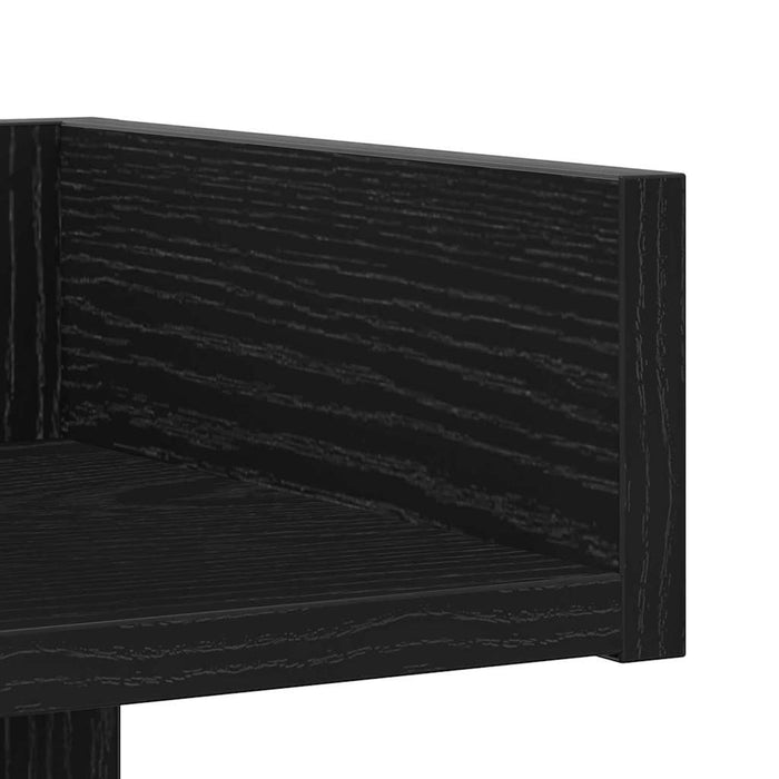 Bibliotecă Stejar Negru 48 x 25,5 x 140 cm Lemn compozit - WALTI WALTI