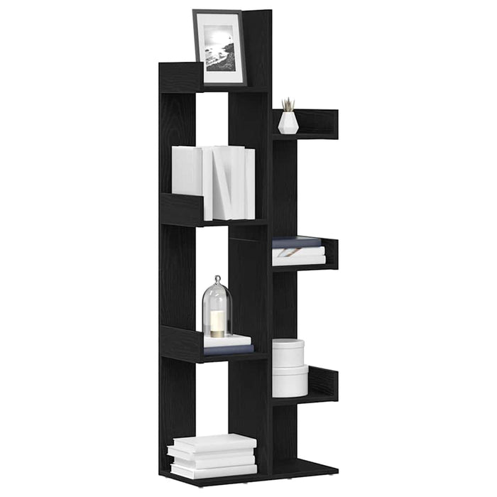 Bibliotecă Stejar Negru 48 x 25,5 x 140 cm Lemn compozit - WALTI WALTI
