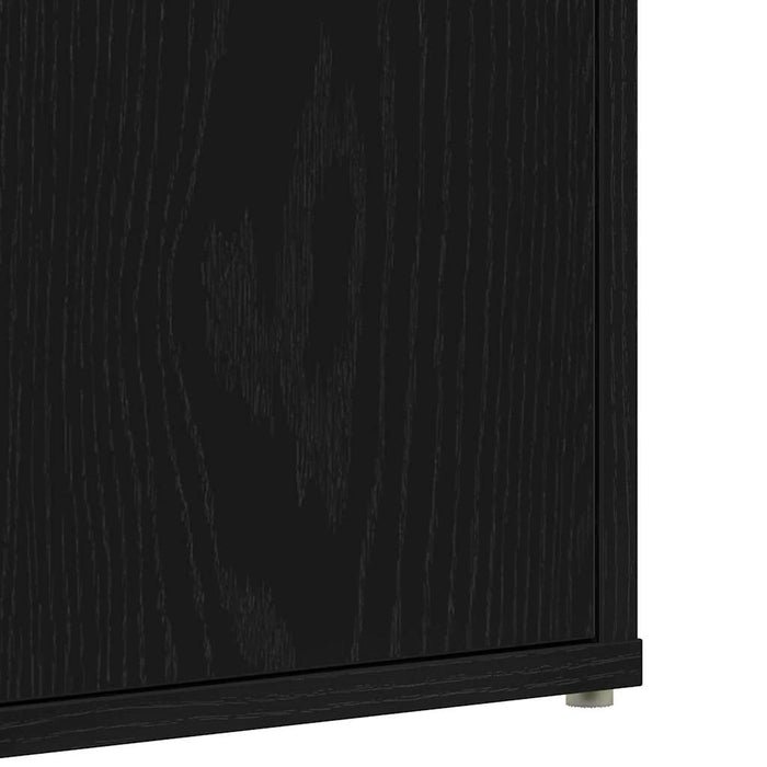 Dulap pentru pantofi Stejar Negru 60 x 35 x 70 cm Lemn compozit - WALTI WALTI