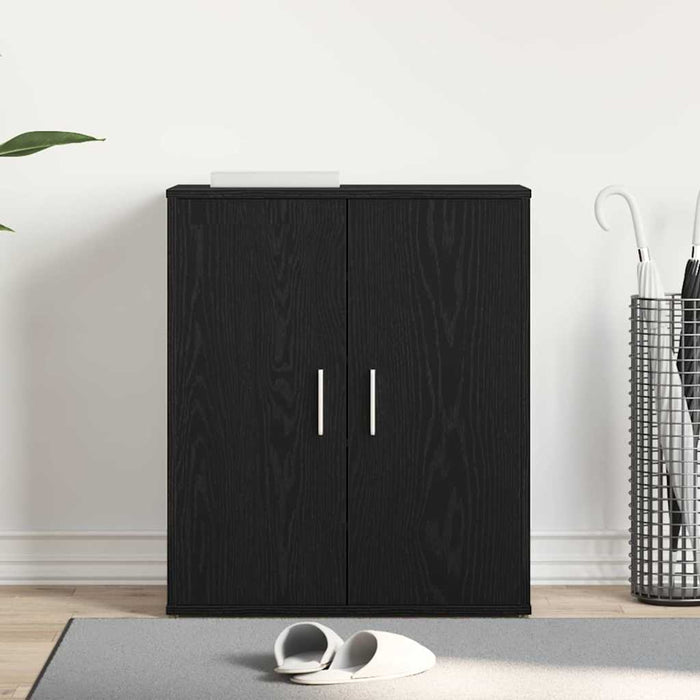 Dulap pentru pantofi Stejar Negru 60 x 35 x 70 cm Lemn compozit - WALTI WALTI