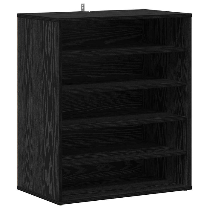Dulap pentru pantofi Stejar Negru 60 x 35 x 70 cm Lemn compozit - WALTI WALTI