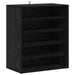 Dulap pentru pantofi Stejar Negru 60 x 35 x 70 cm Lemn compozit - WALTI WALTI