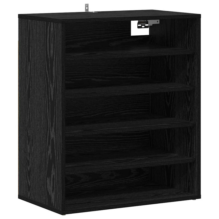 Dulap pentru pantofi Stejar Negru 60 x 35 x 70 cm Lemn compozit - WALTI WALTI