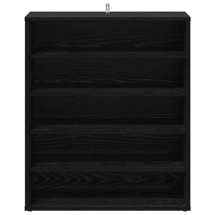 Dulap pentru pantofi Stejar Negru 60 x 35 x 70 cm Lemn compozit - WALTI WALTI