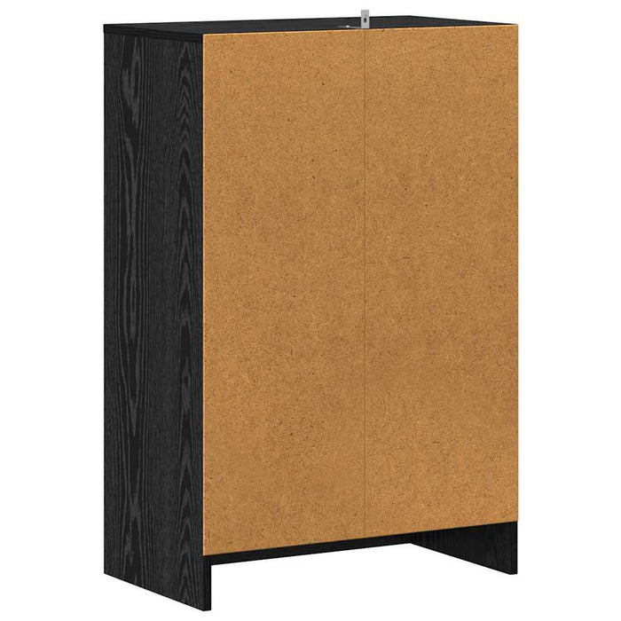 Dulap pentru pantofi Stejar Negru 60 x 35 x 92 cm Lemn compozit - WALTI WALTI