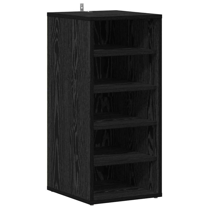 Dulap pentru pantofi Stejar Negru 32 x 35 x 70 cm Lemn compozit - WALTI WALTI