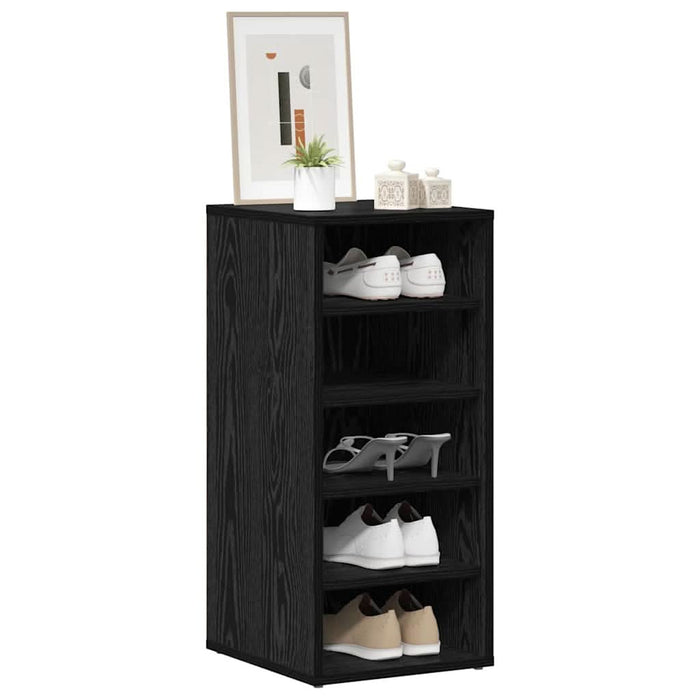 Dulap pentru pantofi Stejar Negru 32 x 35 x 70 cm Lemn compozit - WALTI WALTI