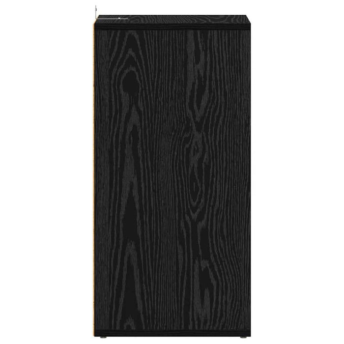 Dulap pentru pantofi Stejar Negru 32 x 35 x 70 cm Lemn compozit - WALTI WALTI