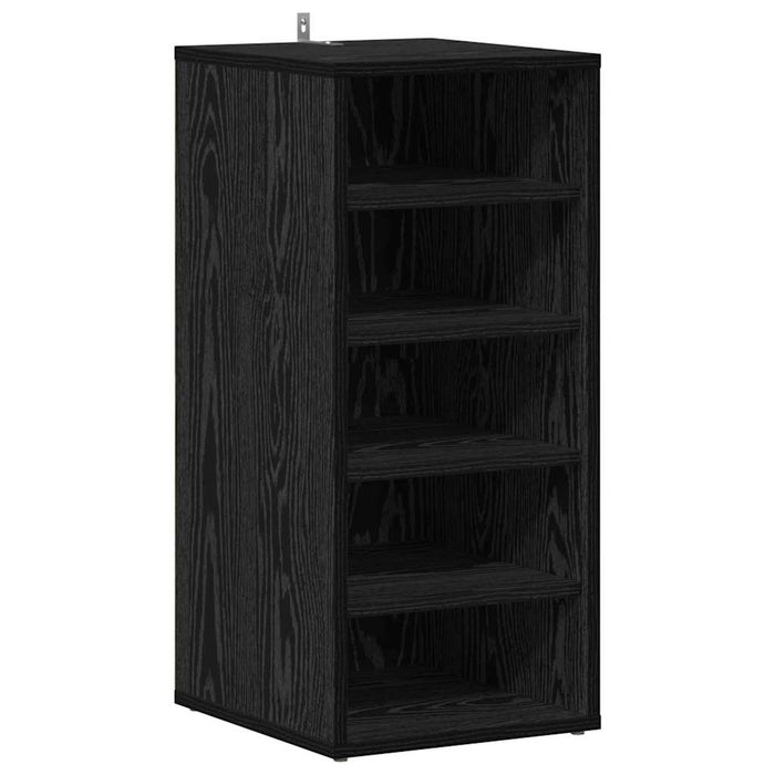 Dulap pentru pantofi cu raft 2 pcs Stejar Negru 32 x 35 x 70 cm - WALTI WALTI