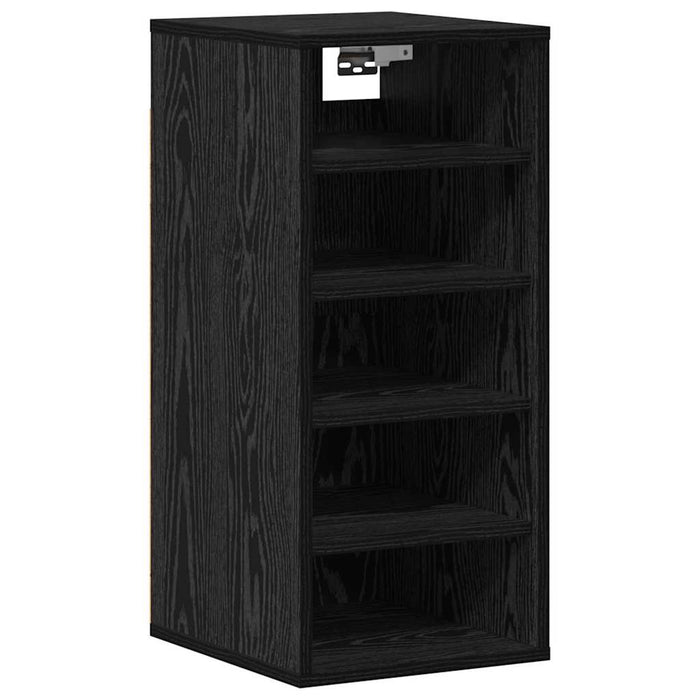 Dulap pentru pantofi cu raft 2 pcs Stejar Negru 32 x 35 x 70 cm - WALTI WALTI