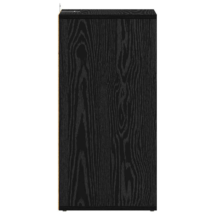 Dulap pentru pantofi cu raft 2 pcs Stejar Negru 32 x 35 x 70 cm - WALTI WALTI