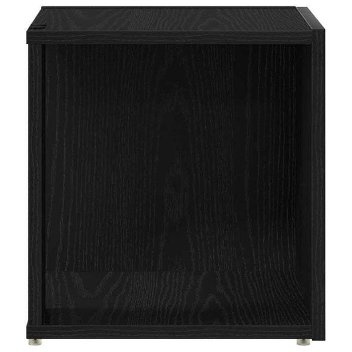 Rafturi de colț Stejar Negru 33 x 33 x 34,5 cm Lemn compozit - WALTI WALTI