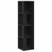 Rafturi de colț Stejar Negru 33 x 33 x 132 cm Lemn compozit - WALTI WALTI