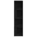 Rafturi de colț Stejar Negru 33 x 33 x 132 cm Lemn compozit - WALTI WALTI