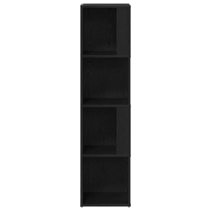 Rafturi de colț Stejar Negru 33 x 33 x 132 cm Lemn compozit - WALTI WALTI