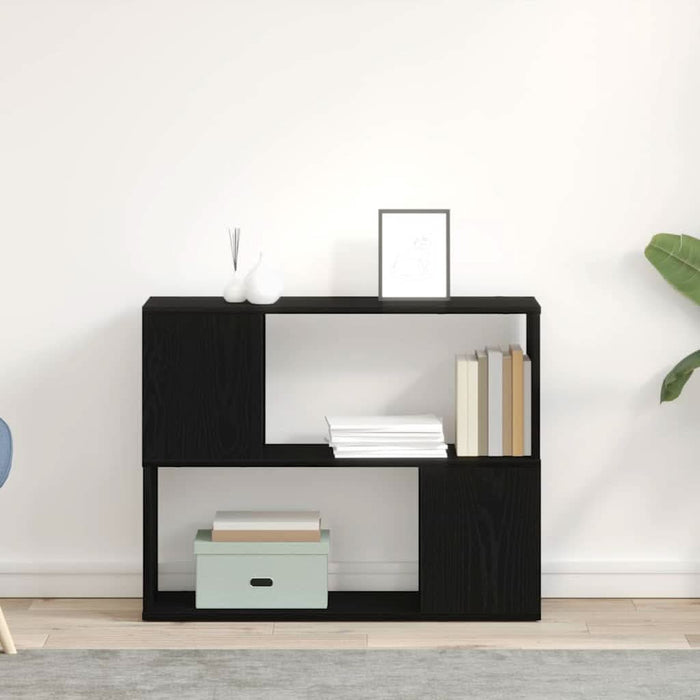 Set comodă TV Stejar Negru 80 x 24 x 63 cm Lemn compozit - WALTI WALTI