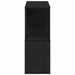 Set comodă TV Stejar Negru 80 x 24 x 63 cm Lemn compozit - WALTI WALTI