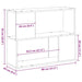 Set comodă TV Stejar Negru 80 x 24 x 63 cm Lemn compozit - WALTI WALTI