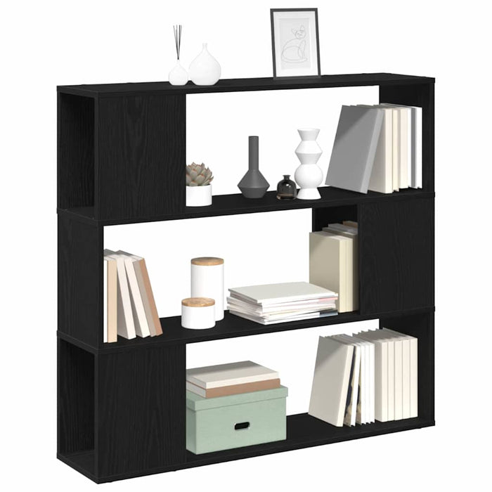 Set comodă TV Stejar Negru 100 x 24 x 94 cm Lemn compozit - WALTI WALTI