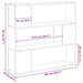 Set comodă TV Stejar Negru 100 x 24 x 94 cm Lemn compozit - WALTI WALTI