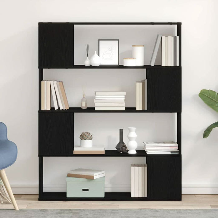 Set comodă TV Stejar Negru 100 x 24 x 124,5 cm Lemn compozit - WALTI WALTI