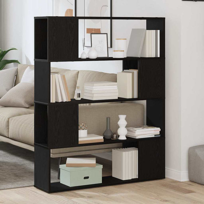 Set comodă TV Stejar Negru 100 x 24 x 124,5 cm Lemn compozit - WALTI WALTI